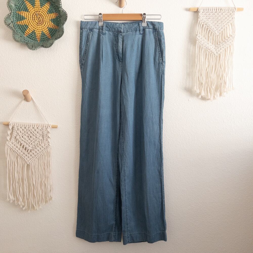 J. Crew chambray light cotton pants